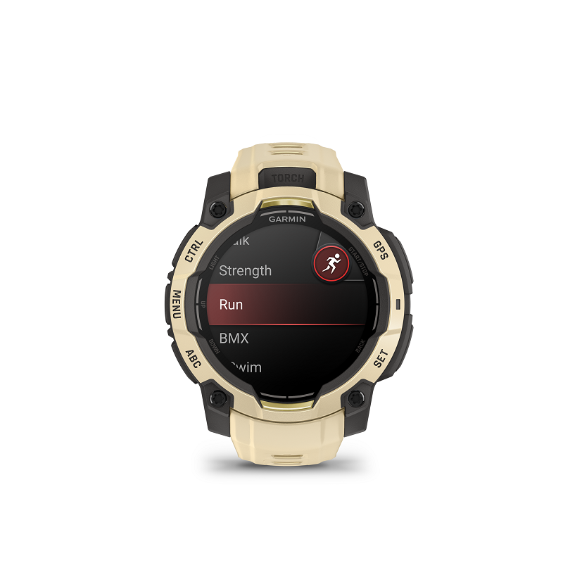 Garmin Instinct 3 AMOLED 45 mm beige y correa beige 010-02936-02 - Imagen 2