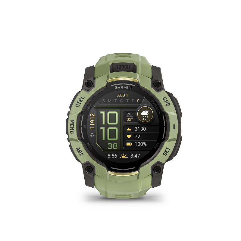 Garmin Instinct 3 AMOLED 50 mm verde y correa verde 010-03020-02 - Imagen 2