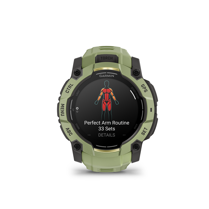 Garmin Instinct 3 AMOLED 50 mm verde y correa verde 010-03020-02 - Imagen 5