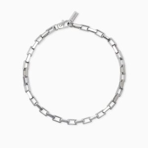 PULSERA MABINA PLATA HOMBRE