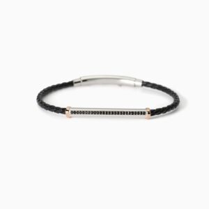 PULSERA MABINA PLATA HOMBRE