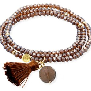 Pulsera ZEN Marina García MOKA con piedra natural