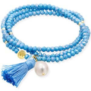 Pulsera ZEN Marina García AQUA con piedra natural