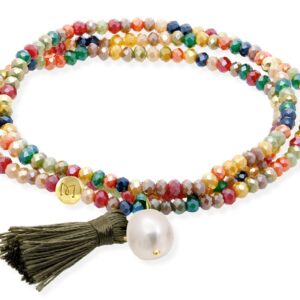 Pulsera ZEN Marina García TUTTI FRUTTI con perla natural