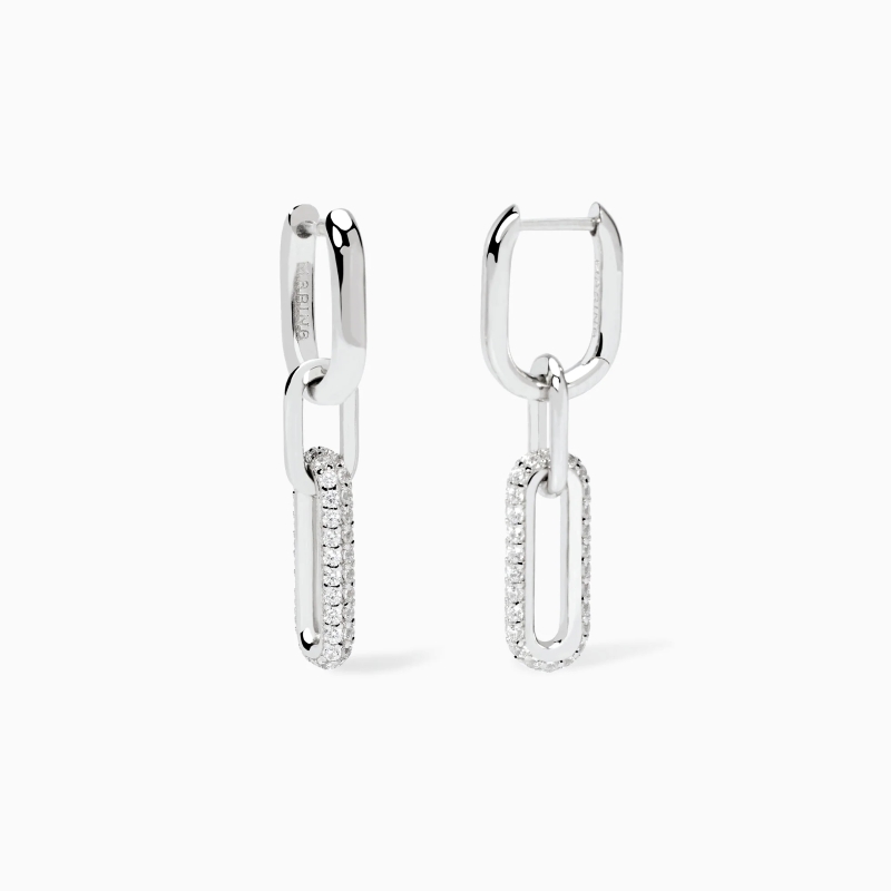 PENDIENTES MABINA PLATA